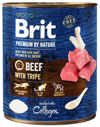 BRIT Premium by Nature 800 g jautiena šlapias šunų maistas