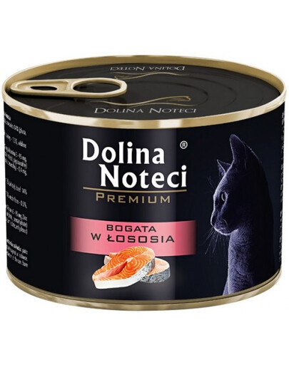 DOLINA NOTECI Premium Bogata lõhega täiskasvanud kassidele 185 g