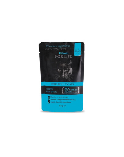 FITMIN For life Adult Duck 85g kassikott