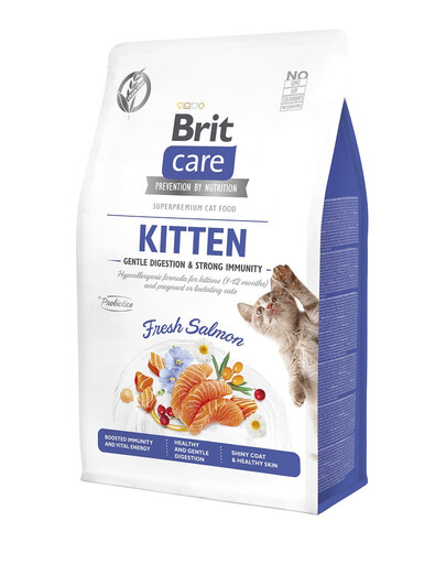 BRIT CARE Grain-Free Kitten Immunity 0.4 kg hüpoallergeenne koostis kassipoegadele