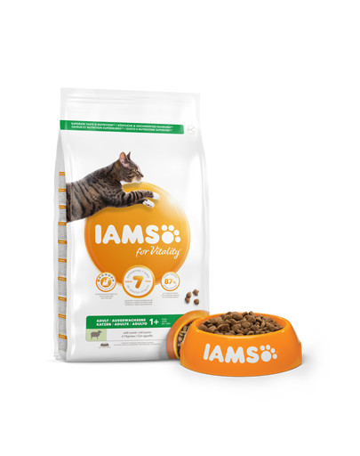IAMS for Vitality täiskasvanud kassidele lambalihaga 3 kg
