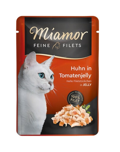 MIAMOR Feline Filets kanafilee tomatiga želees 24x100g