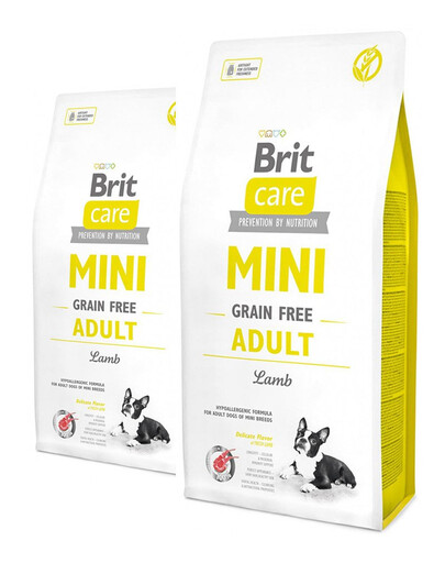 BRIT Care teraviljavaba täiskasvanud väikest tõugu toit lambalihaga 14 kg (2 x 7 kg)