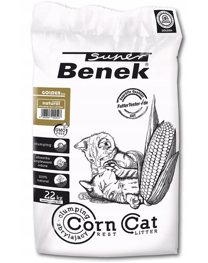 BENEK Super Corn Cat Golden maisi kassiliiv naturaalne 35 l