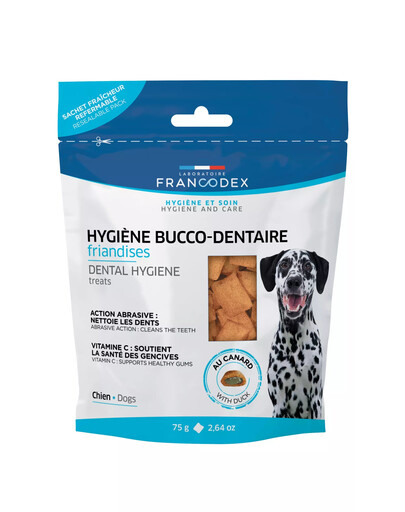 FRANCODEX Puppy and dog treat - suuhügieen 75 g