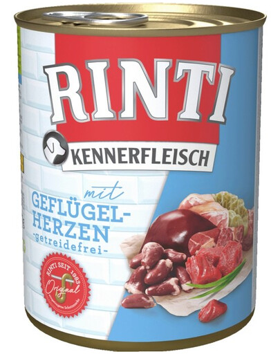 RINTI Kennerfleisch Poultry kanasüdamed 400 g