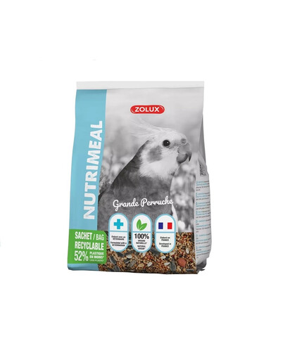 ZOLUX NUTRIMEAL 3 segu suurtele papagoidele 800 g