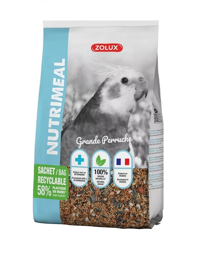 ZOLUX NUTRIMEAL 3 segu suurtele papagoidele 2,5kg