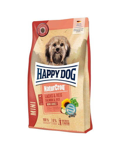 HAPPY DOG NaturCroq Mini Lachs&Reis 4kg Lõhe ja riis