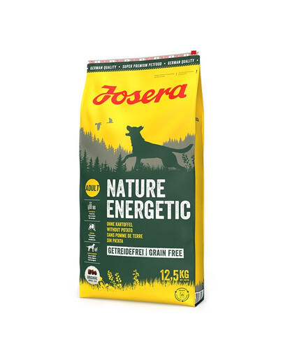 JOSERA Nature Energetic 12,5 kg täiskasvanud aktiivsetele koertele