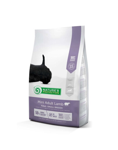 NATURES PROTECTION Mini Adult Lamb Small breed dog 2 kg lambaliha väikeste tõugude jaoks