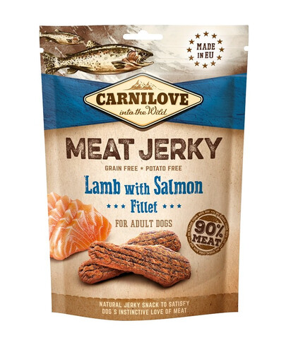 CARNILOVE Jerky Lamb with Salmon fillet 100g lambaliha lõhefileega