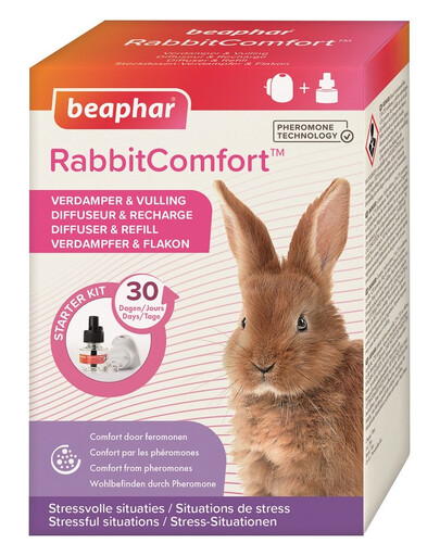 BEAPHAR RabbitComfort Calming Diffuser Starter Kit 48 ml rahustav difuuser küülikutele