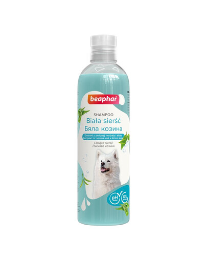 BEAPHAR Shampoo White Dod 250 ml koerte valge karvastiku puhul