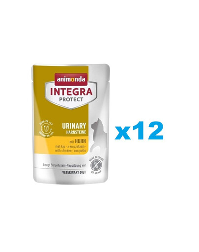 ANIMONDA Integra Protect Urinary Struvit with Chicken 12x85 g kanaga