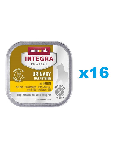 ANIMONDA Integra Protect Urinary Struvit with Chicken 16x100 g kanaga