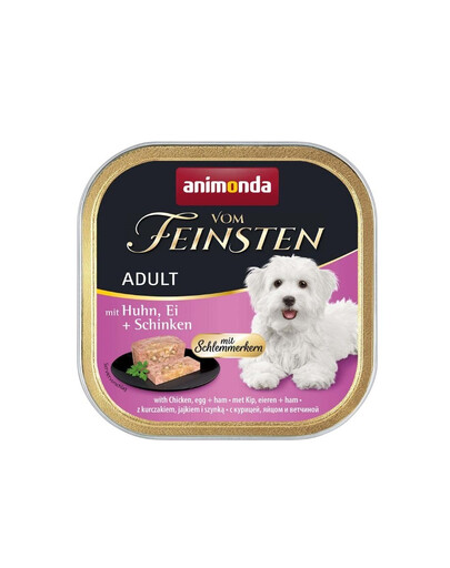 ANIMONDA Vom Feinsten Adult kana, munad ja sink 22x150g