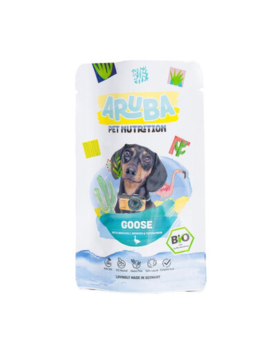 ARUBA Dog Organic Hani, brokoli, mustikad ja maapirn 100 g