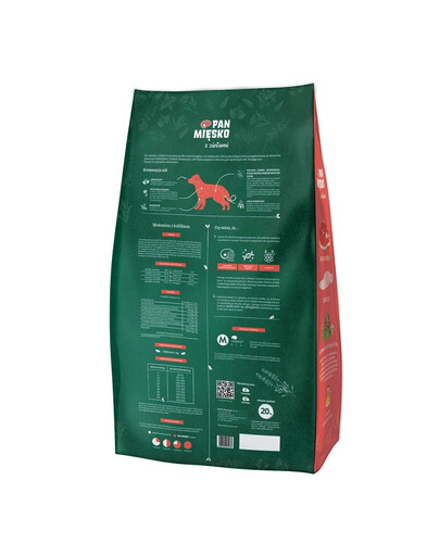 PAN MIĘSKO maitsetaimedega Veiseliha küülikuga M 20 kg keskmise suurusega tõugudele