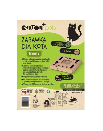 CARTON+ PETS Tobby interaktiivne mänguasi