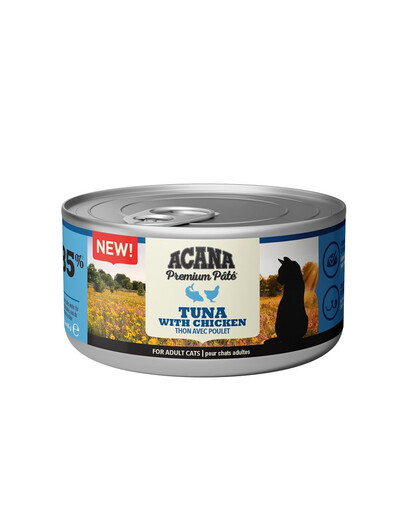 ACANA Premium Pate Tuna & Chicken tuunikala- ja kanapasteet kassidele 24 x 85 g