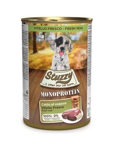 Stuzzy Monoprotein Puppy Veal - su veršiena šuniukams 0.4 kg