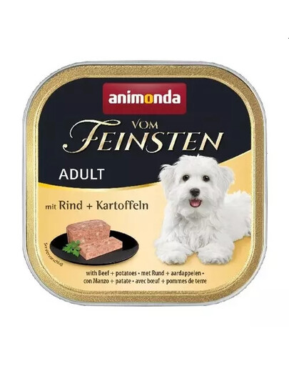 ANIMONDA Vom Feinsten Adult veiseliha ja kartul 22x150 g