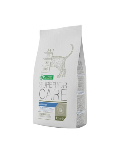 NATURES PROTECTION SUPERIOR CARE Anti Age Poultry Cat 1.5 kg koos kodulindudega täiskasvanud kassidele