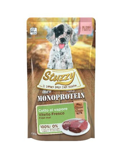 STUZZY Dog Monoprotein Veršiena šuniukams 150 g hipoalerginis maisto šunims