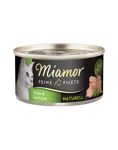 MIAMOR Feine Filets Naturell Tuna&Vegetables 80g tuunikala ja köögiviljad oma kastmes