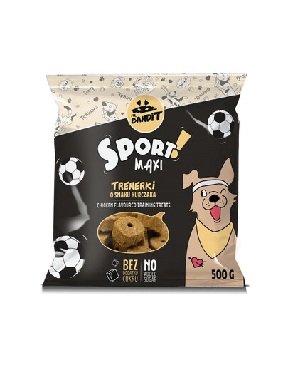 MR. BANDIT Sport Maxi Treenerid kana maitsega koertele 500 g