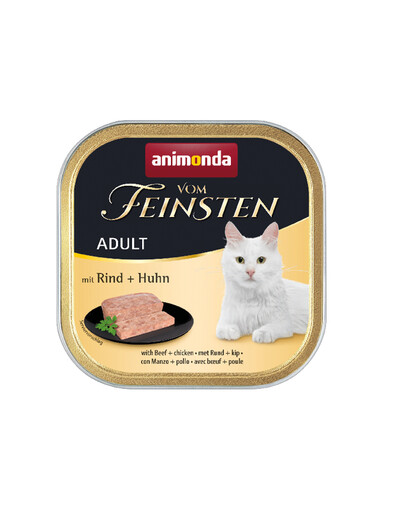 ANIMONDA Cat täiskasvanudele veise- ja kanalihaga 100 g
