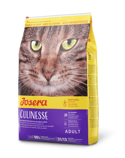 JOSERA Cat Culinesse 10 kg Kassitoit lõhega + Multipack Pate 6x85g segu kasside pasteedi maitsetest TASUTA