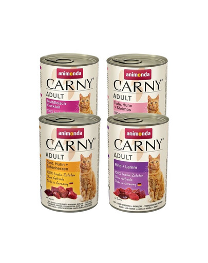 ANIMONDA Carny skonių mišinys 4 x 400 g