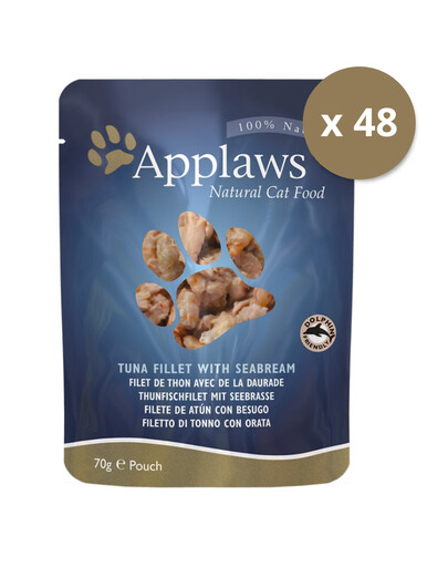 APPLAWS Kassitoit puljongis, kotikesed 48 x 70 g