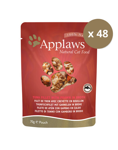 APPLAWS Kassitoit puljongis, kotikesed 48 x 70 g