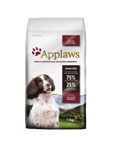 APPLAWS Puppy Small&Medium Breed 15 kg Lamb kuivtoit täiskasvanud väikest ja keskmist tõugu koertele lambalihaga