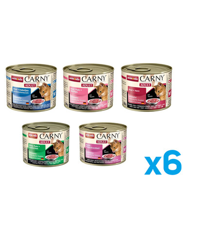 ANIMONDA Carny skonių mišinys 30 x 200 g
