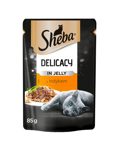 SHEBA SHEBA Delikatess in jelly kalkun 85gx 24