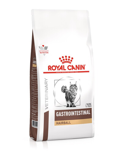 ROYAL CANIN GASTROINTESTINAL HAIRBALL dieettoit kassidele seedehäirete kompenseerimiseks 4 kg