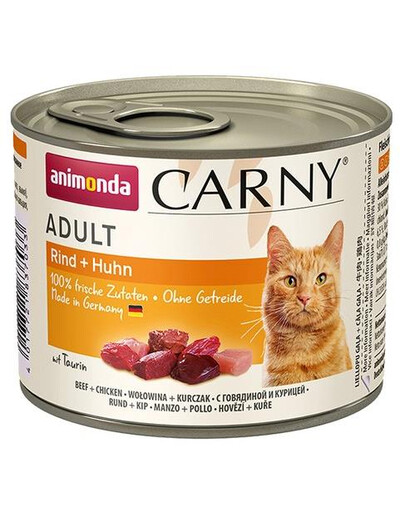 ANIMONDA Carny täiskasvanud kassitoit 200g purki