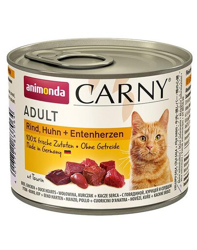 ANIMONDA Carny täiskasvanud kassitoit 200g purki