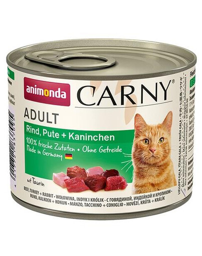 ANIMONDA Carny täiskasvanud kassitoit 200g purki