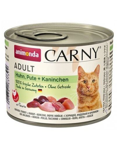 ANIMONDA Carny täiskasvanud kassitoit 200g purki