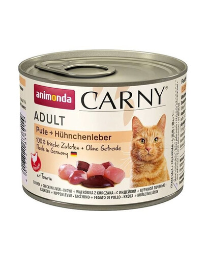 ANIMONDA Carny täiskasvanud kassitoit 200g purki