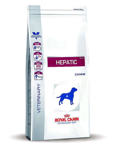 ROYAL CANIN HEPATIC kuivtoit koertele maksafunktsiooni toetamiseks 1.5 kg
