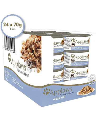 APPLAWS Cat Tin Ocean Fish 24x70g ookeanikalaga