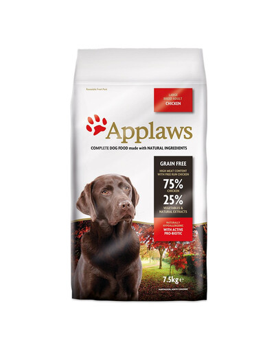Applaws Dog Adult Large Breed Kanalihaga 7,5 kg - suurte tõugude täiskasvanud koertele