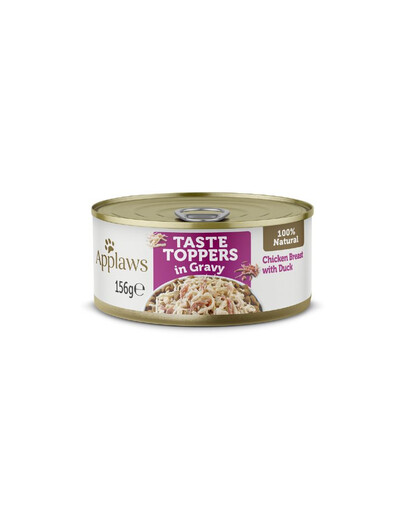 APPLAWS koera maitse-topperid kana rind koos pardiga 12 x 156 g