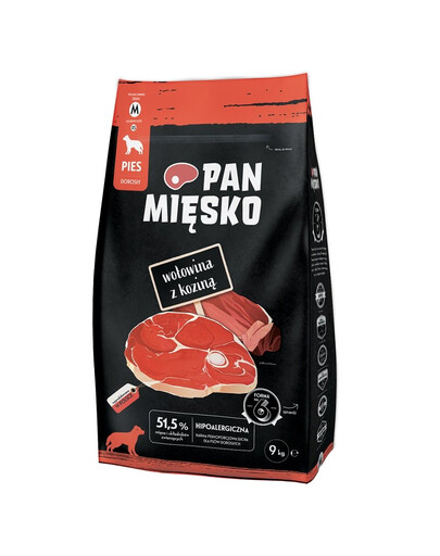 PAN MIĘSKO Wołowina z koziną M 9 kg